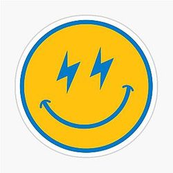 Senior Sonrisa (LA Chargers)(San Diego Chargers) Sticker