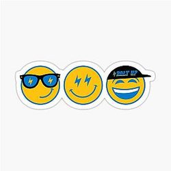 Los Tres Chargers (LA Chargers)(San Diego Chargers) Sticker
