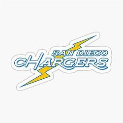 Styled San Diego Chargers Sticker