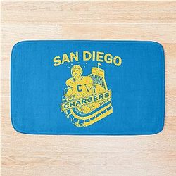Vintage San Diego Chargers Bath Mat