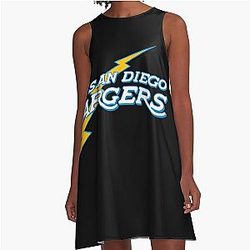 Styled San Diego Chargers A Line Dress