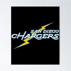 Styled San Diego Chargers Poster