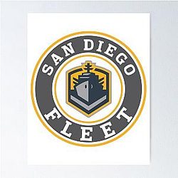 San Diego Fleet Poster