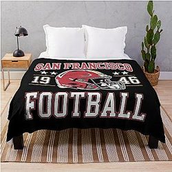 Art San Francisco 49ers Throw Blanket