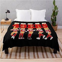 Art San Francisco 49ers Throw Blanket