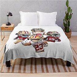San Francisco 49ers Throw Blanket