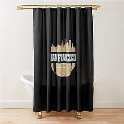 Retro 49ers Vintage San Francisco Classic T-Shirt Shower Curtain