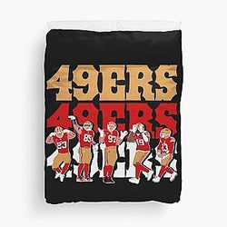 Art and San Francisco 49ers Duvet Cover