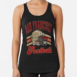 Art San Francisco 49ers Racerback Tank Top