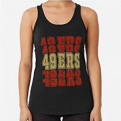 49ers Logo 49ers Gifts, Gift Idea Racerback Tank Top