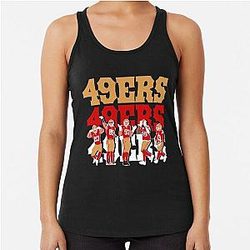 Art San Francisco 49ers Racerback Tank Top