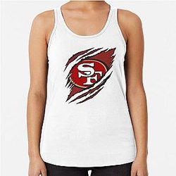 Faithful to 49ers Bay Racerback Tank Top