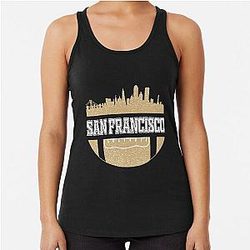 Retro San Francisco 49ers Classical Football Tops