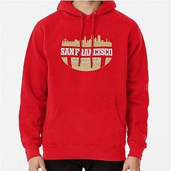 Retro San Francisco 49ers Football Vintage Pullover Hoodie