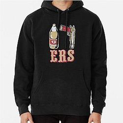 Cool Men's Black 49ers 40 Oz Gun Pullover Hoodie