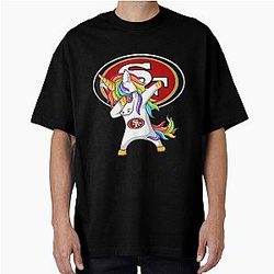 Patrick Unicorn Dabbing San Francisco 49er T Shirt