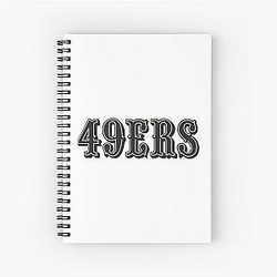 49ers Logo Spiral Notebook