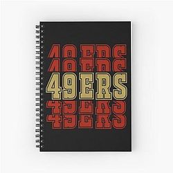 Art San Francisco 49ers Spiral Notebook