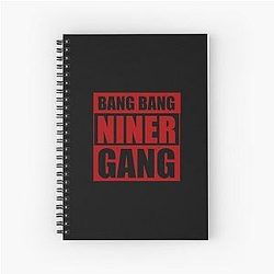 Bang Niner Gang (Red) - 49ers Spiral Notebook