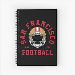 Art San Francisco 49ers Spiral Notebook