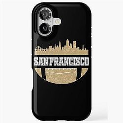Retro San Francisco Football Fan Vintage Classic iPhone Case