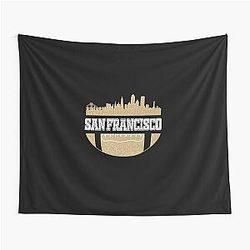 Retro 49ers Football Fan Vintage San Francisco Skyline Classic T-Shirt