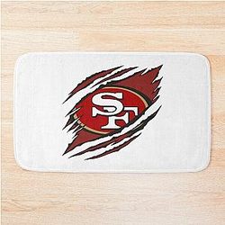 Faithful To The 49ers Bath Mat