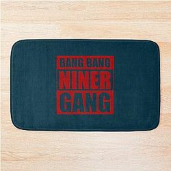 Bang Bang 49ers Gang (Red) - Bath Mat