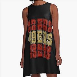 Art San Francisco 49ers A-Line Dress