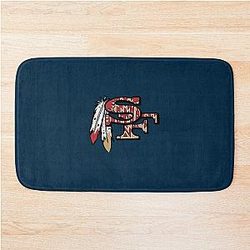 Native American 49ers logo Bath Mat