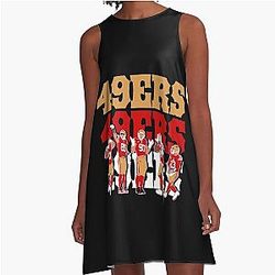 Art San Francisco 49ers A-Line Dress