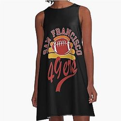 Art San Francisco 49ers A-Line Dress