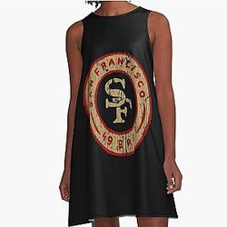 San Francisco 49ers A-Line Dress