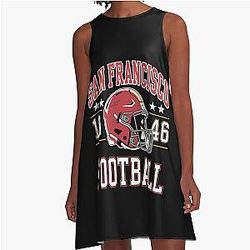 Art San Francisco 49ers A-Line Dress