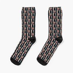 Cool Black 49ers 9MM Gold Gun Socks