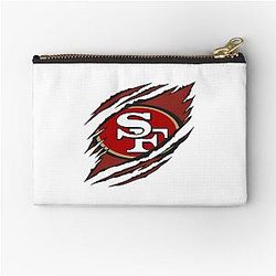 Faithful to 49ers Bay Zipper Pouch