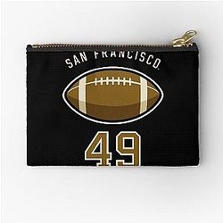 Art San Francisco 49ers Zipper Pouch