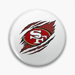 Faithful to the 49ers Pin