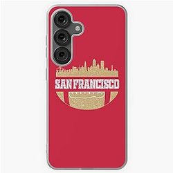 Retro 49ers Football Fan San Francisco Skyline Samsung Galaxy Soft Case