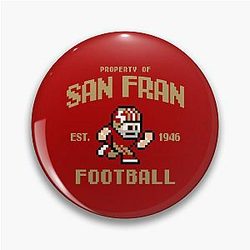 Property of San Francisco 49ers Football Collector's Pin