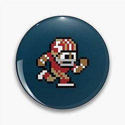 San Francisco 49ers Tecmo Super Bowl Football Player Pin