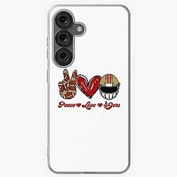 Peace Love San Francisco 49ers Football Team Samsung Galaxy Case