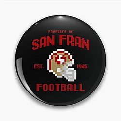 Property of San Francisco 49ers Football Collectible Pin
