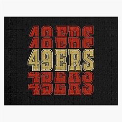 49ers Logo 49ers Gifts Gift Idea Jigsaw Puzzle