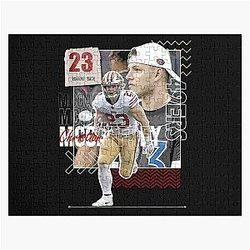 Christian McCaffrey Football 49ers Jigsaw Puzzle