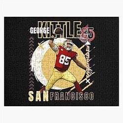 George Kittle The Heart Of 49ers Poster Jigsaw Puzzle