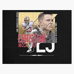 Christian McCaffrey 49ers Football Puzzle