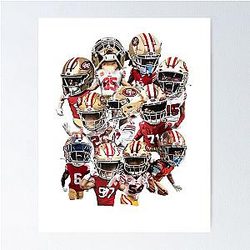 San Francisco 49ers Squad Poster