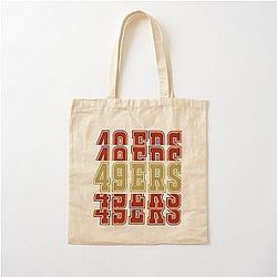 49ers Logo 49ers Gifts, Gift Idea 49ers Cotton Tote Bag