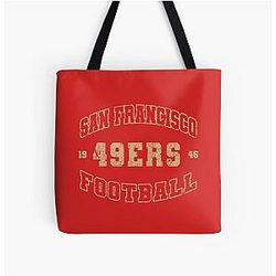 49ers All Over Print Tote Bag